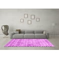 thumbnail image 3 of Ahgly Company Indoor Round Abstract Pink Contemporary Area Rugs, 8' Round, 3 of 4