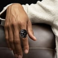 thumbnail image 6 of KeyStyle Skull Rings for Men Women Stainless Steel Skeleton Statement Ring Vintage Biker Skeleton Gothic Ring Halloween Jewelry Halloween Christmas Birthday Gift for Men, 6 of 10