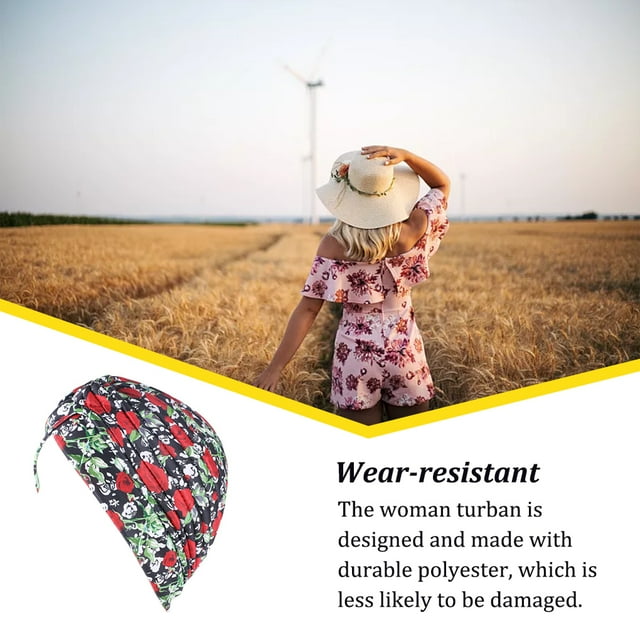 Bonnet Réutilisable en Polyester Lavable Pliable Décoratif pour Intérieur Moins Résistant à la Marche en Extérieur Bonnet de Travail Rouge Rose