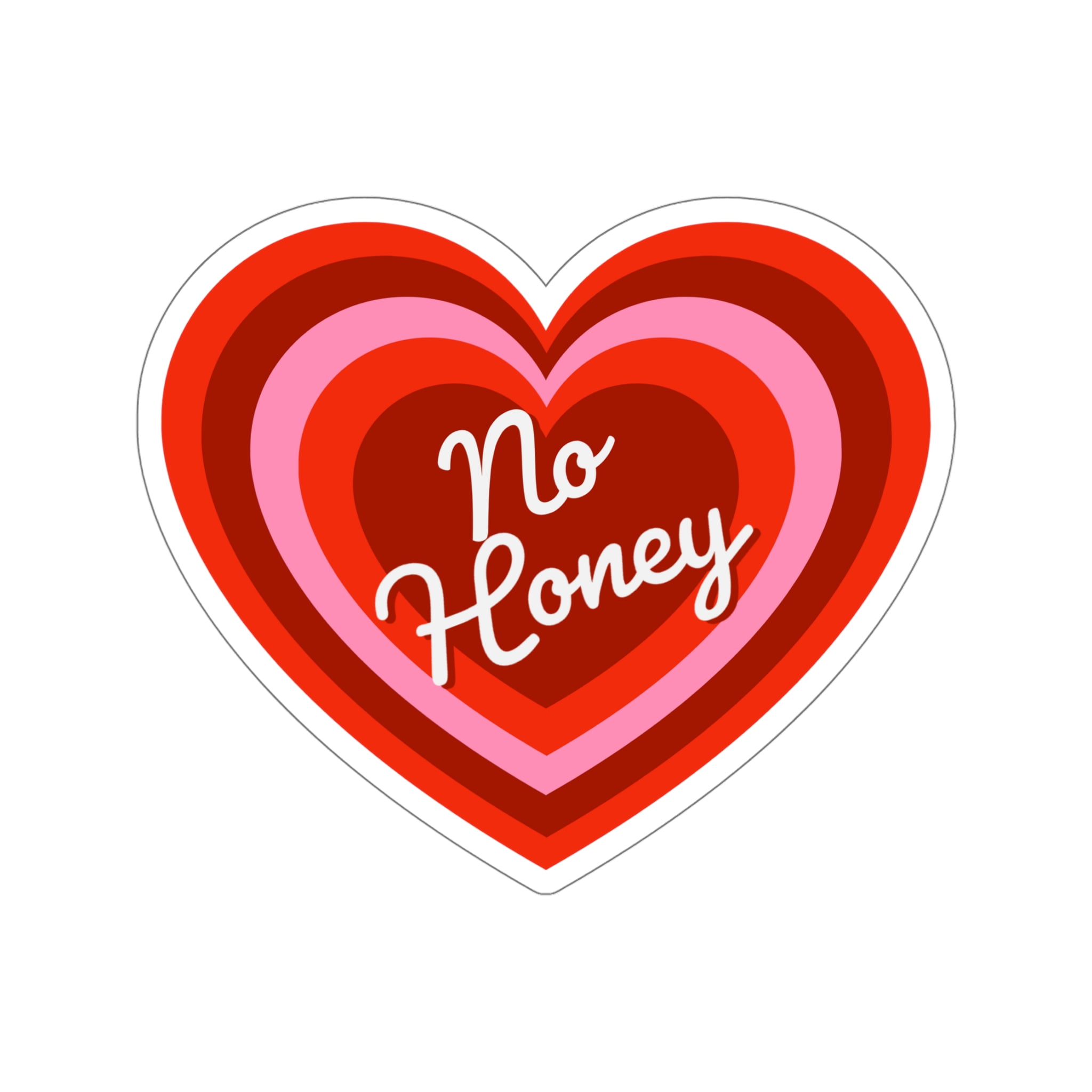 No Honey Kiss-Cut Stickers - Walmart.com