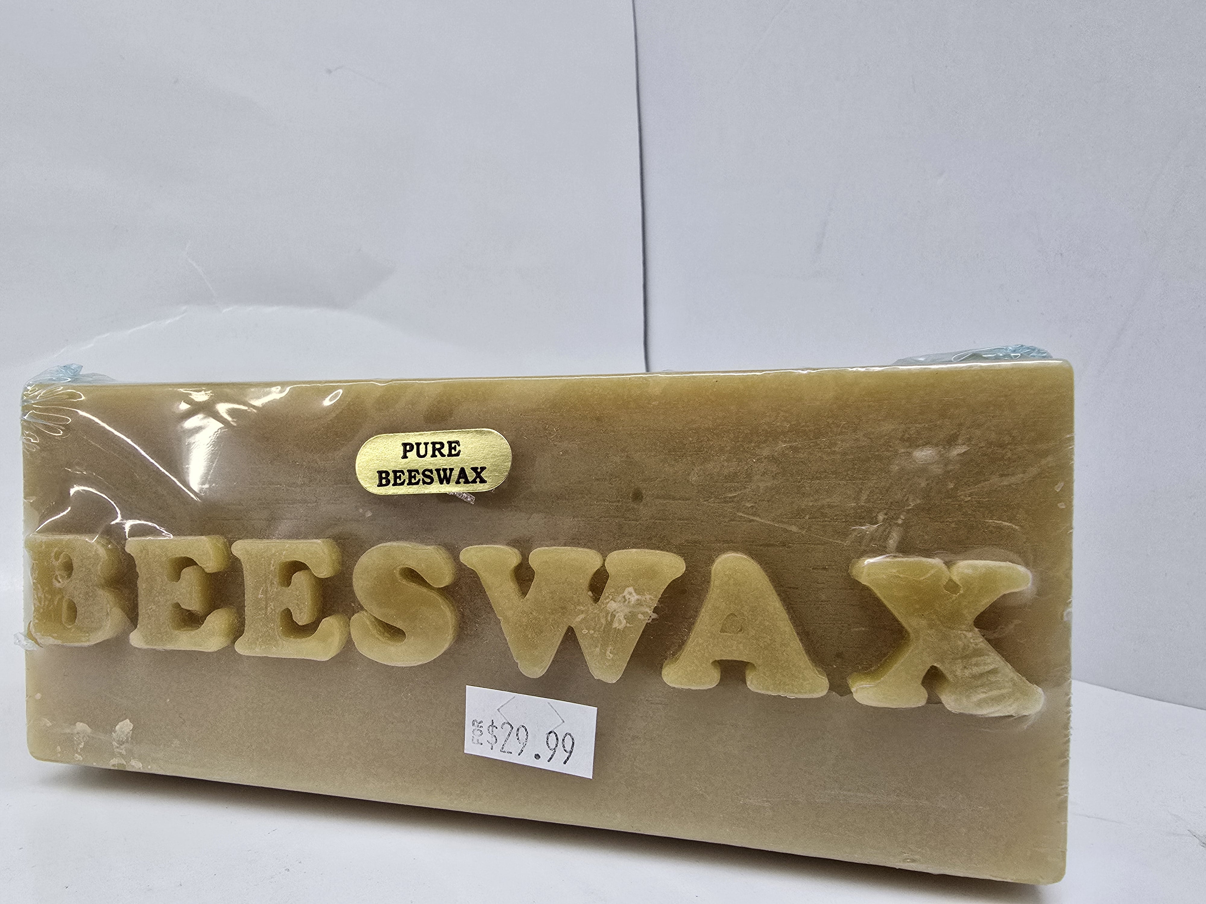 Pure Beeswax 1 Big Block ~ 1lb