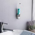 thumbnail image 3 of Electric Toothbrush Holder 2 Packs, Stainless Steel Toothbrush Holders, Wall Mounted Toothbrush Organizer For Bathroom, 3 of 3