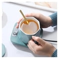 thumbnail image 4 of USB Electric Heater Cup Mug Warmer Coffee Mug Warmer Heater Warm Mat Constant Temperature Coaster For Home Office Gifts ,Fast Heating, 4 of 7