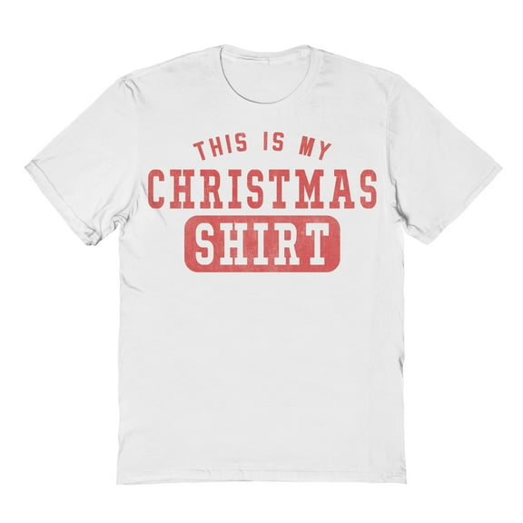 Haywood & Main This Is My Christmas Shirt Graphic White Men's Cotton T-Shirt