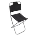 thumbnail image 3 of Silla plegable de tela transpirable, portátil, con respaldo pequeño, para pesca, camping, barbacoa, mochilero, 3 of 15