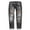 Gray, variant on Vedolay Casual Pants Women 2023 Women Mid Waisted Denim Jeans Stretch Button Straight Pants Grey,L