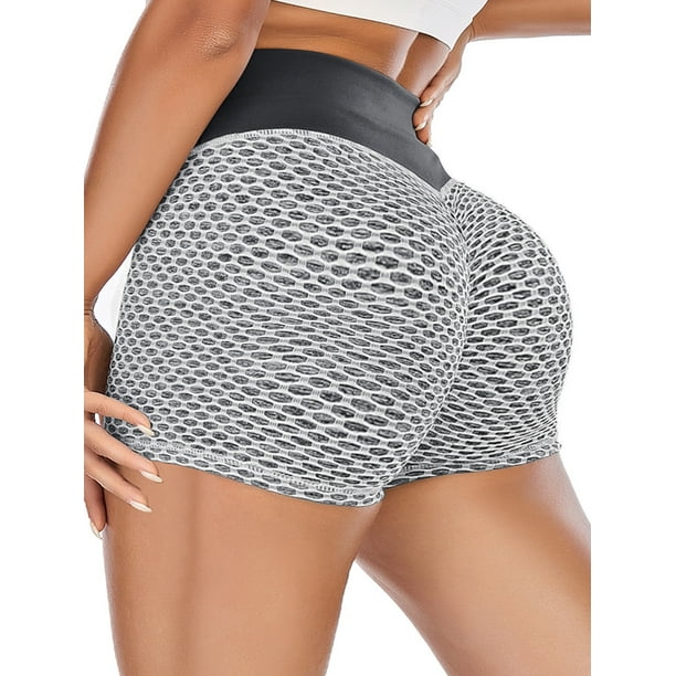 Sayfut Scrunch Butt Shorts For Women High Waisted Yoga Shorts Ruched Butt Lifting Booty Shorts 