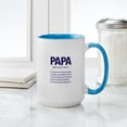 thumbnail image 4 of CafePress - Papa Noun Definition Mugs - 15 oz Ceramic Large White Novelty Mug, 4 of 4