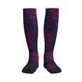thumbnail image 3 of Compression Socks for Women and Men - Black Dark Blue Purple Compression Socks Circulation for Workout, 3 of 8