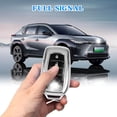 thumbnail image 5 of for Toyota Key Fob Cover with Keychain, Fit for Toyota Venza Corolla Cross Grand Highlander Tundra RAV4 Prime Prius Land Cruiser Sequoia Sienna Crown Tacoma 2025 Camry,Silver, 5 of 7