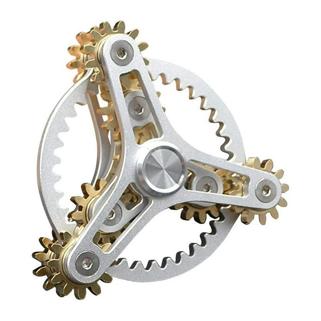 ruzhgo Gyro à Bout de Doigt avec Pignon, Jouet de Décompression, Jouet de Décompression, Gyroscope à Engrenages No.1