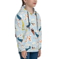 thumbnail image 3 of Easygdp Japanese Carps Boys Hoodie Kids Sweatshirt Youth Pullover With Hood-Large, 3 of 6