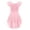 Ballet Pink, variant on Girls Shiny Ruffle Sleeve Ballet Leotard with Skirt Criss-Cross Back Dance Dresses