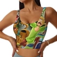 thumbnail image 2 of Lsque Scooby-Doo Printed Women'S Sports Bra, Compression, Moisture Wicking, High-Impact Sports Bra For Women,Supportive sports bra-Small, 2 of 9