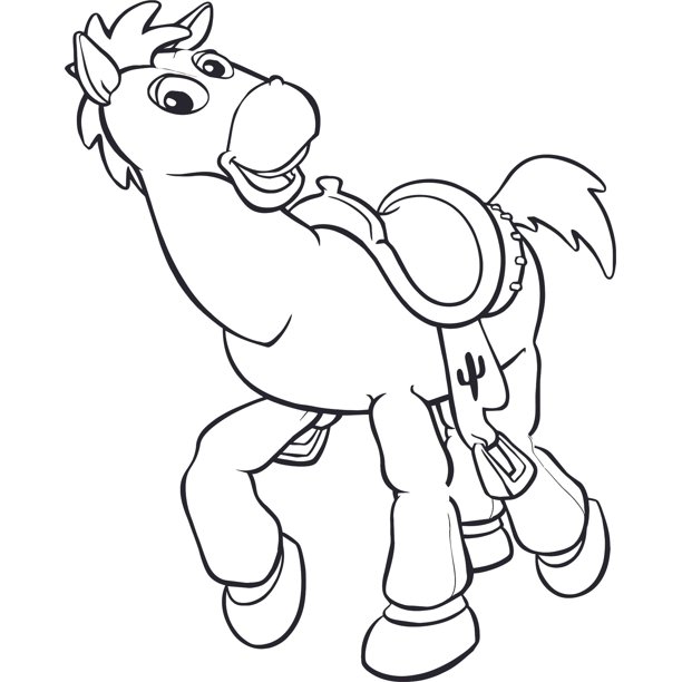 Toy Story Horse Cartoon Characters Decor Wall Art Vinyl Sticker Design