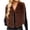 Coffee, variant on cocolona Fuzzy Vest for Women Sleeveless Open Front Cropped Winter Warm Coat for Party Evening