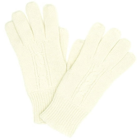 George - Cable-Knit Cashmere Gloves