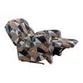 thumbnail image 1 of Wosthever Juego de 4 fundas para sillón reclinable, funda antideslizamiento, lavable, aptas para mascotas. Decoración del hogar Rompecabezas de colores, 1 of 6