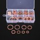 thumbnail image 2 of Empaquetadura Irfora 80 unids / set M6-M20 8 Tamaños Junta de Cobre Sólido Arandelas Anillo de Sellado 8 Tamaños Anillo Plano Kit de Sello Para Accesorios de Hardware con Caja Irfora Empaquetadura, 2 of 2