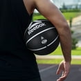 thumbnail image 5 of Reebok Size 6 Basketball with inflatable Pump - Durable Rubber Basketball for Indoor & Outdoor Play, Black – Official Size 6 Basketball for Adults and Teens, 5 of 7
