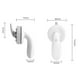 Desktop Vacuum Cleaner with Cleaning Brush Vacuum Nozzle, Mini Vacuum