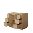 thumbnail image 2 of Wyndham Collection Maroni 41.25" Wood Single Bathroom Vanity in Natural/Straw, 2 of 2