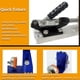 thumbnail image 3 of 9,5 mm 15 ° Pocket Hole Jig Kit Agujero oblicuo Perforadora Brocas Posicionador Ángulo Perforación Eccomum Agujero de bolsillo Jig, 3 of 5