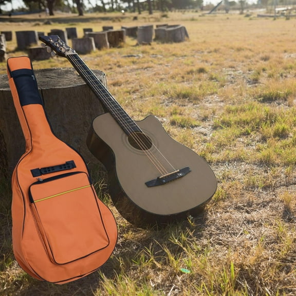 GOOHOCHY 40 /41 Double Strap Waterproof Guitar Bag Case Travel