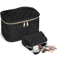thumbnail image 1 of Cosmetiquera Neceser Estuches Maquillaje Neceser Viaje 2pc negro, 1 of 5