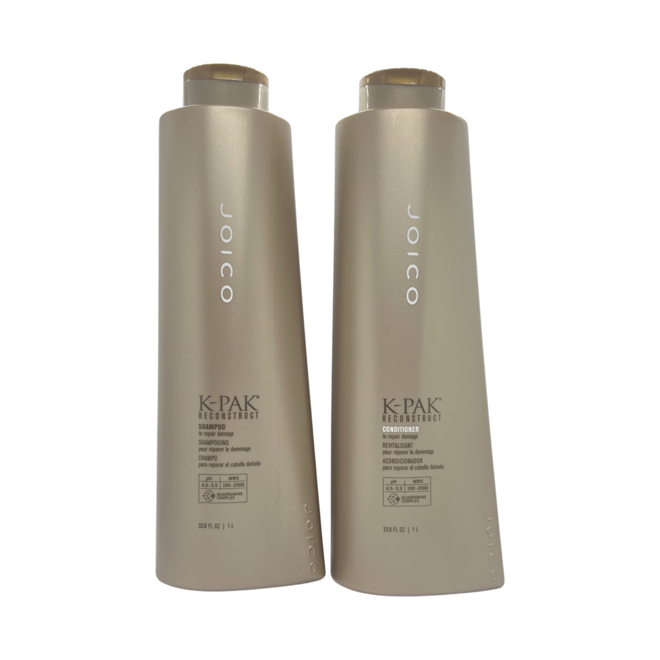 Joico KPak Reconstruct Shampoo & Conditioner for Damaged Hair 33.8 Oz