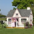 thumbnail image 6 of Little Cottage Co. 8x10 Victorian Playhouse with Floor and Loft, Outdoor Wood Do-It-Yourself Kit, 6 of 13