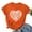3-Orange, variant on Graphic Tees for Women Fashion Women Valentine's Day Print Short Sleeve T-shirt Novelty Graphic Tops