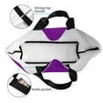 thumbnail image 4 of Disketp Purple Bolsa Tote Estampada para Mujer, Bolso de Hombro y de Mano para Compras y Viajes, 4 of 8
