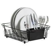 Better Houseware 1420/E 2-Piece Dish Drainer (Black)