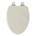 thumbnail image 2 of Bemis 19170NISL Wood Elongated Slow-Close Toilet Seat, Available in Various Colors, 2 of 2