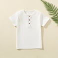 thumbnail image 4 of TOWED22 Boys Short Sleeve Tops Crew Neck Graphic T-Shirts Truck Print Cotton Tees(White,7-8 Y), 4 of 6