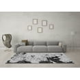 thumbnail image 3 of Ahgly Company Indoor Rectangle Abstract Gray Modern Area Rugs, 5' x 7', 3 of 4