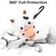 thumbnail image 4 of Boba Tea Cow - Funda divertida con diseño de animales de dibujos animados en 3D, PVC suave, protección completa, cubierta de carga a prueba de golpes con mosquetón para Airpods de 1ª generación, 2ª g, 4 of 5