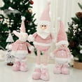 thumbnail image 3 of HHVB Christmas Decoration 3PCS Large Standing Snowmen, Elk, Santa Claus Plush Doll with Retractable Spring Legs for Christmas Ornaments Home Holiday Decoration Xmas Gift, 3 of 7