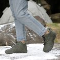 thumbnail image 4 of Botas Tobillo Minimalistas Botines Con Forro Cálido Zapatos Senderismo Descalzos Cortas A Prueba Nieve Invierno para Ligeras Impermeables Escalada, 4 of 9