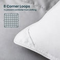thumbnail image 5 of WarmKiss King Size Goose Feather Down Comforter – Ultra-Soft 100% Cotton Cover, Moisture-Wicking, Natural Kapok Fill, 55oz Medium Warmth, All-Season Fluffy Duvet Insert (106x90, White), 5 of 9