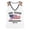 White, variant on Womens Summer Tank Tops Independence Day Casual Print Sleeveless Summer Blouse America 250 Shirt Black L