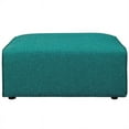 thumbnail image 3 of Modway Mingle Ottoman en Tissu de Polyester de Style Moderne, Fini Bleu Sarcelle, 3 of 4