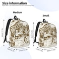 thumbnail image 3 of Naloa Plowed Field With Horses Canvas Backpack for Men Women Rucksack Casual Travel Daypack College Tote Satchel Bookbag for Teens-Medium, 3 of 7