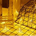 thumbnail image 4 of Cadena de luces de lámina dorada, 5 metros, 50 luces, boda, Navidad, cumpleaños, vacaciones, lámpara LED de decoración de jardín, regalo de fiesta, blanco cálido, 4 of 5