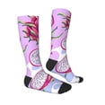 thumbnail image 3 of Vsdgher Dragon Fruit Knee Socks, High Socks Long Stretchy Sock Women Knee High Stocking, Long Socks for Women, 3 of 5