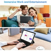 2026 Android 16 AI Tablets 10 Inch, Electronics Tablets with Keyboard, 18GB RAM 128GB ROM /2TB TF, Gemini AI 2 in 1 Tablet with Pen, 6000mAh, 1080P, BT5.0, GPS, OTG, Suitable for Study and Office