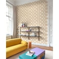 thumbnail image 3 of Pink Semi Circle Geometric Wallpaper, 3 of 3