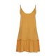 thumbnail image 4 of Falda de vestido sin mangas con espalda descubierta y tirantes sueltos de Color sólido con cuello en V Sexy para mujer a la moda Pompotops qwe13130, 4 of 9