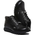 thumbnail image 5 of Kickers Kick Hi Luxe Women's Lace Up Leather Ankle Boot In Black Size 5, 5 of 6